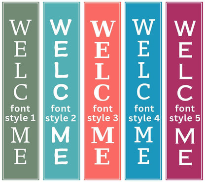 welcome sign text options