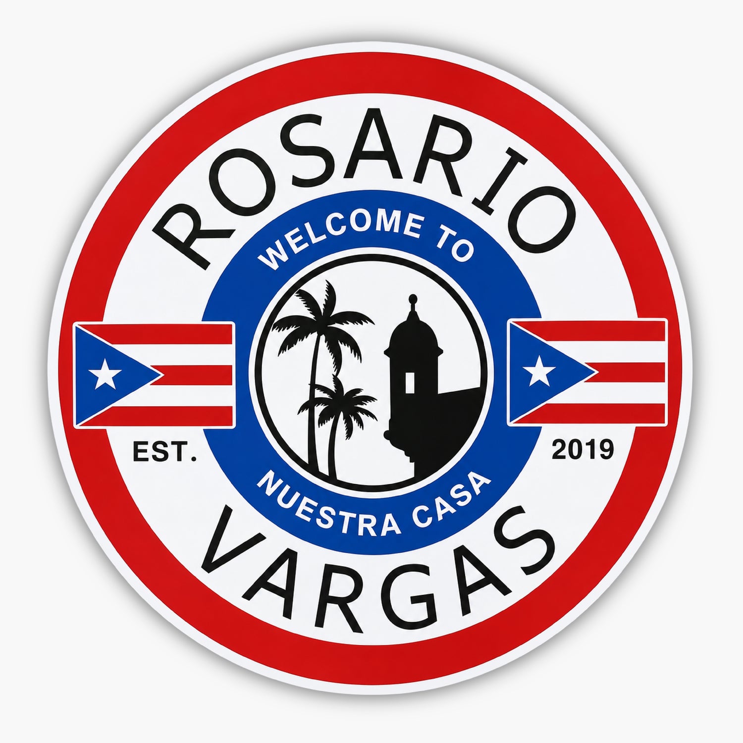 A sign that says welcome to rosario vargas
