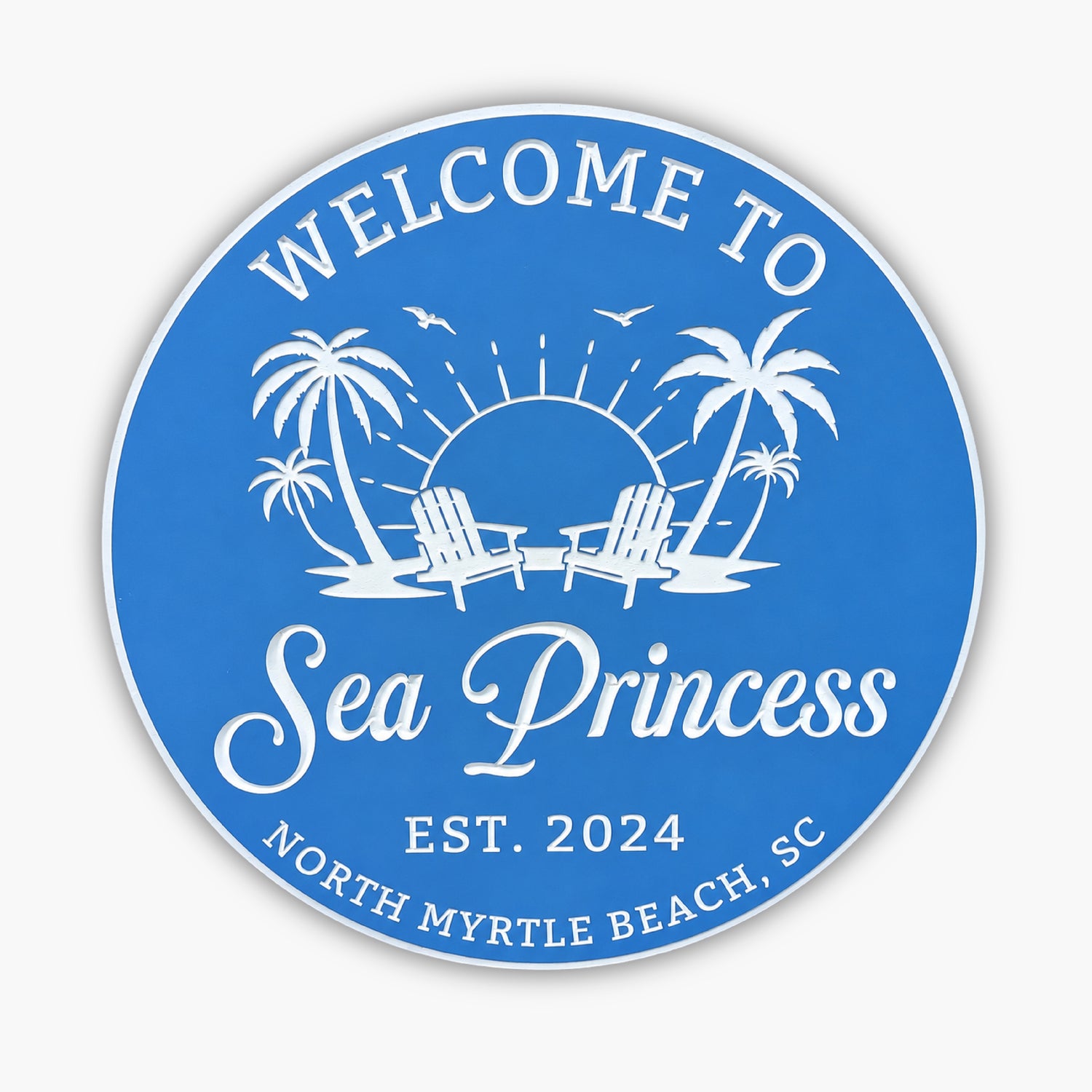 sea princess custom personalized pvc sign