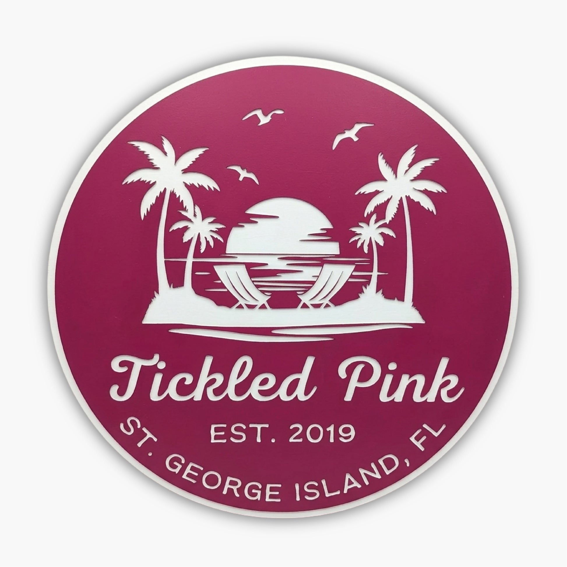 tickled pinch custom sign