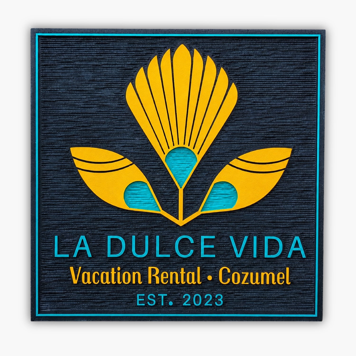 la dulca vida textured sign 1