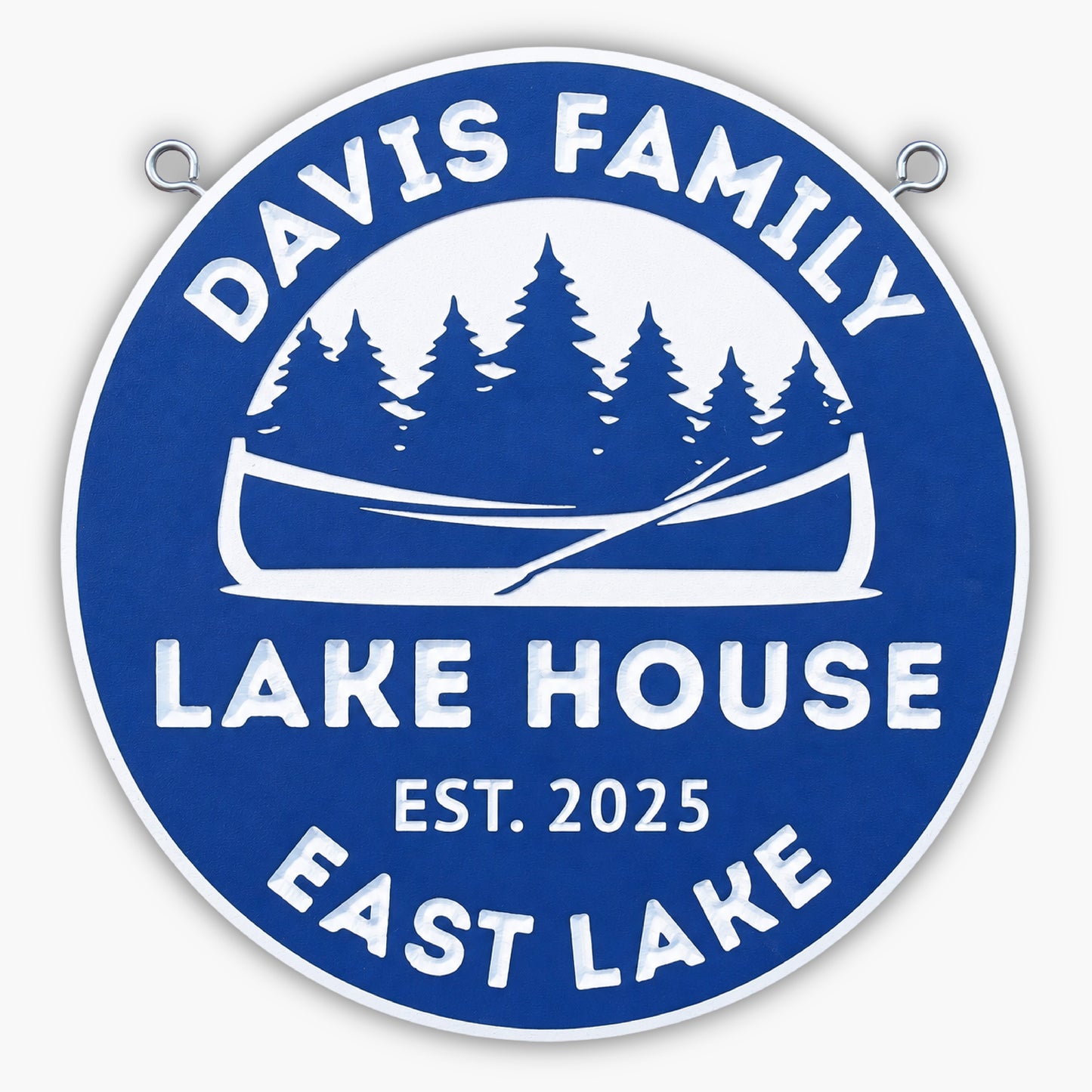 Personalized Lake House Sign