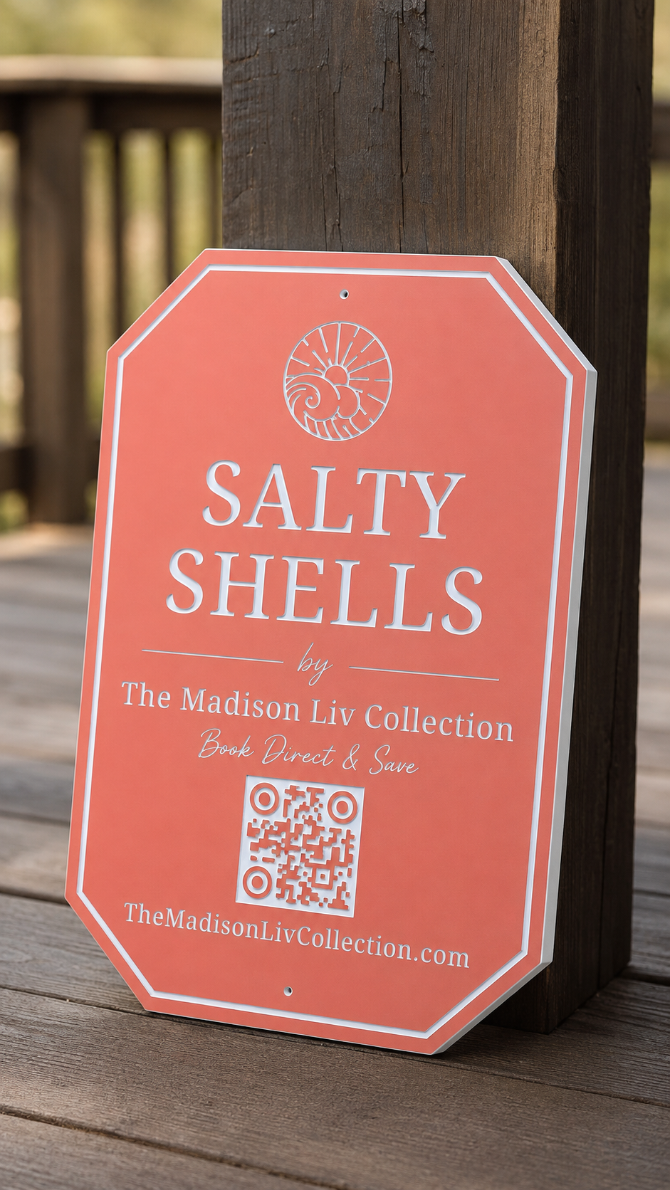 Custom Vacation Rental Sign for Airbnb & VRBO