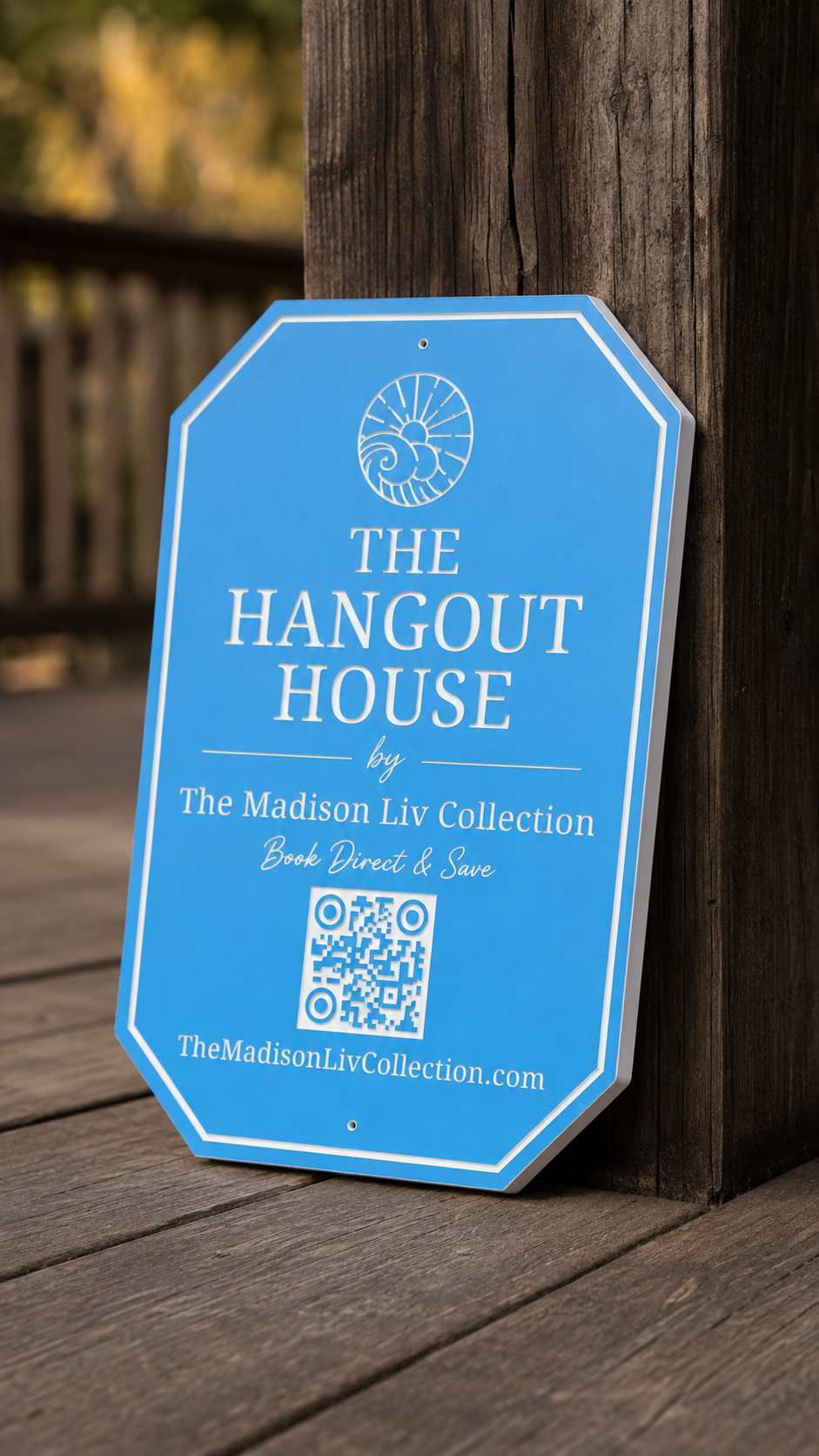 Custom Vacation Rental Sign for Airbnb & VRBO